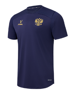 Футболка тренировочная ELITE PerFormDRY National 26 Training Poly Tee, темно-синий 
