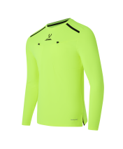 Футболка судейская с длинным рукавом DIVISION PerFormDRY Referee LS Tee